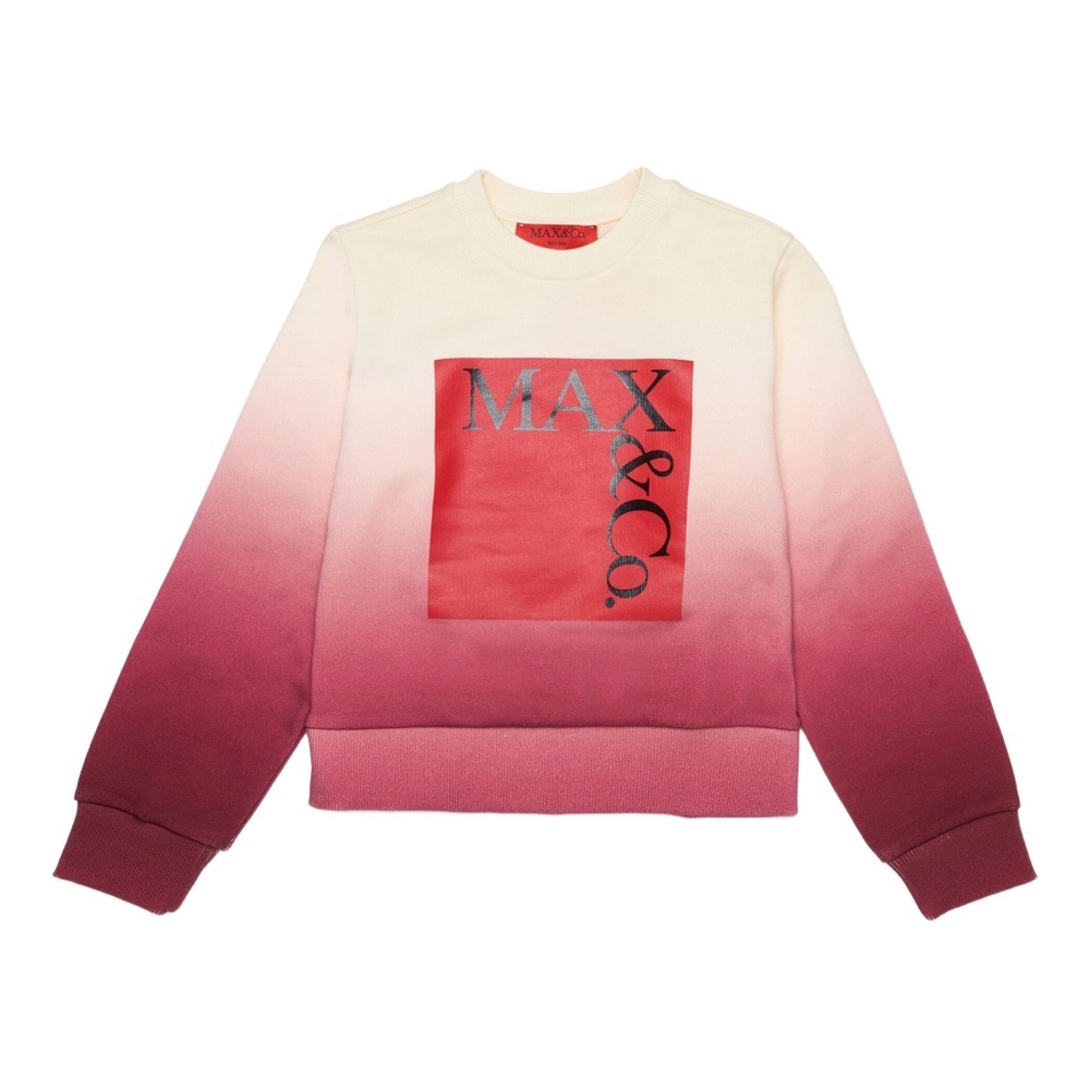 MAX&Co. Kids Gradient Printed Crewneck Sweatshirt Size 8
